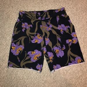 Floral pattern shorts